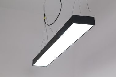 Black Aluminum Profile for LED light bar,LED Linear strip Light suspended office lighting