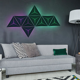 Nanoleaf Triangle Smart Panel Lights , Colorful Led Panel Lights For Home